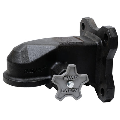 GEN-Y HITCH GH-24002 GEN-Y Hitch Flat Plate Mount Trailer Coupler with SnapLatch for 2 5/16" Ball, 32,000 lbs Towing Capacity, 3,200 lbs Tongue Weight, Made in USA, Black