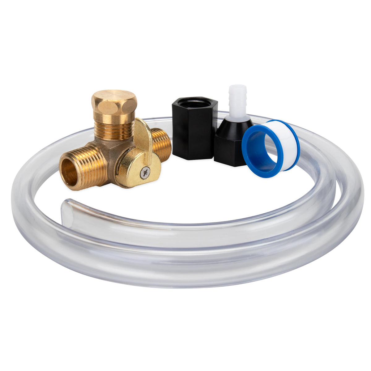 CAMCO 36543 Camco Permanent Pump Converter Winterizing Kit- Allows You to Use Boat/RV Water Pump to Fill Pipes With Antifreeze - CSA Low Lead Content Certified (36543)