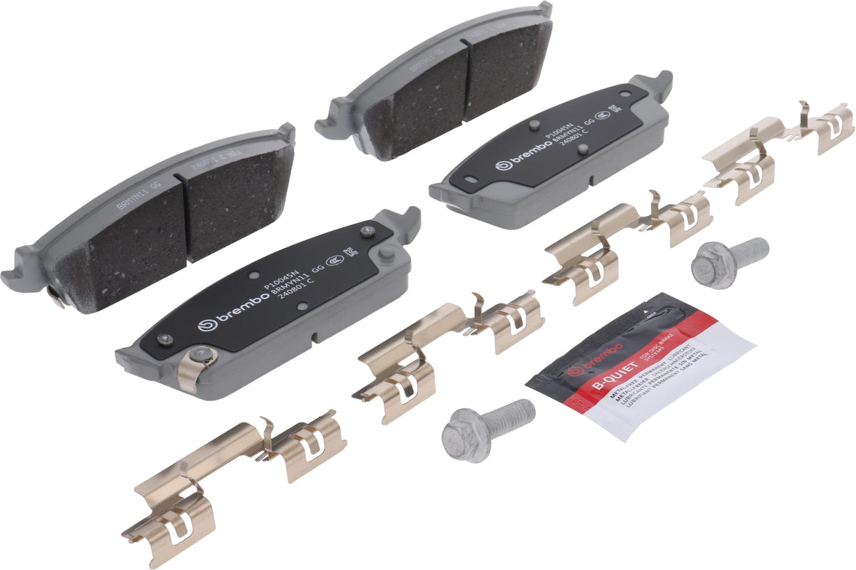 BREMBO P10045N Brembo P10045N Premium Ceramic Rear Disc Brake Pad Set CADILLAC/CHEVROLET/GMC OE# 15792633