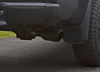 FLOWMASTER 718103 Flowmaster 718103 FlowFX Cat-Back Exhaust Kit 2.5 Inch Dual Side Exit 409 Stainless Steel 4.5 Inch Black Ceramic Stainless Tips Compatible with 2005-2019 Nissan Frontier 4.0L V6 2/4WD all Wheelbases