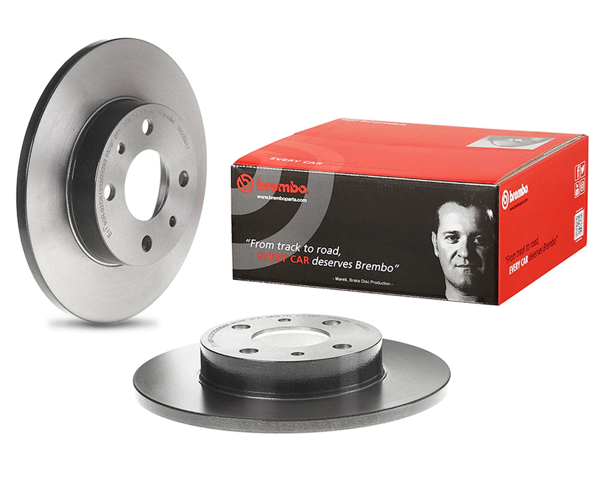 BREMBO 0850851XC02 Brembo 08.5085.1X Xtra UV Coated solid drilled Front/Rear Brake Rotor ABARTH/ALFA ROMEO/FIAT/FORD/LANCIA/YUGO OE# 7663465