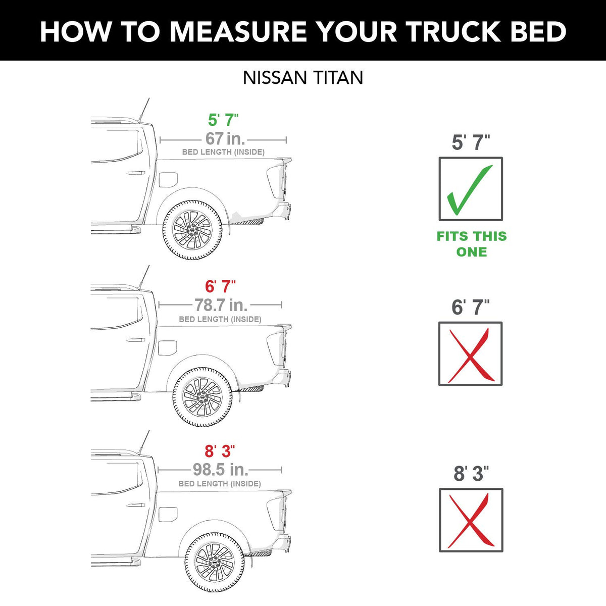 RETRAX T-80741 RealTruck Retrax RetraxPRO XR Retractable Truck Bed Tonneau Cover – T-80741 – Fits 2004 - 2025 Nissan Titan Crew Cab 4-doors (w/ or w/o Utilitrack) 5' 7" Bed (67")