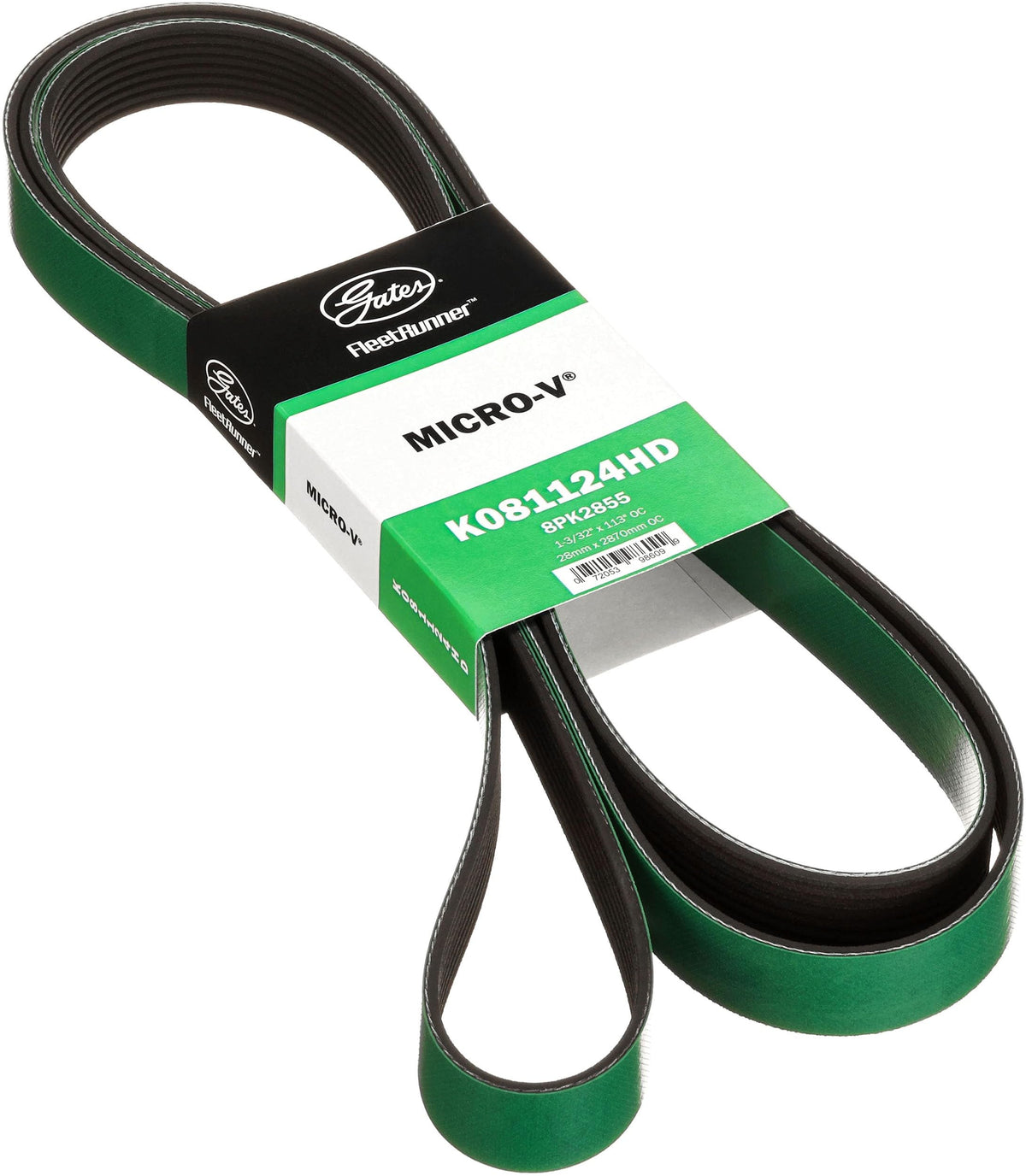 Gates K081124HD Fleet Runner Heavy Duty Micro V Serpentine