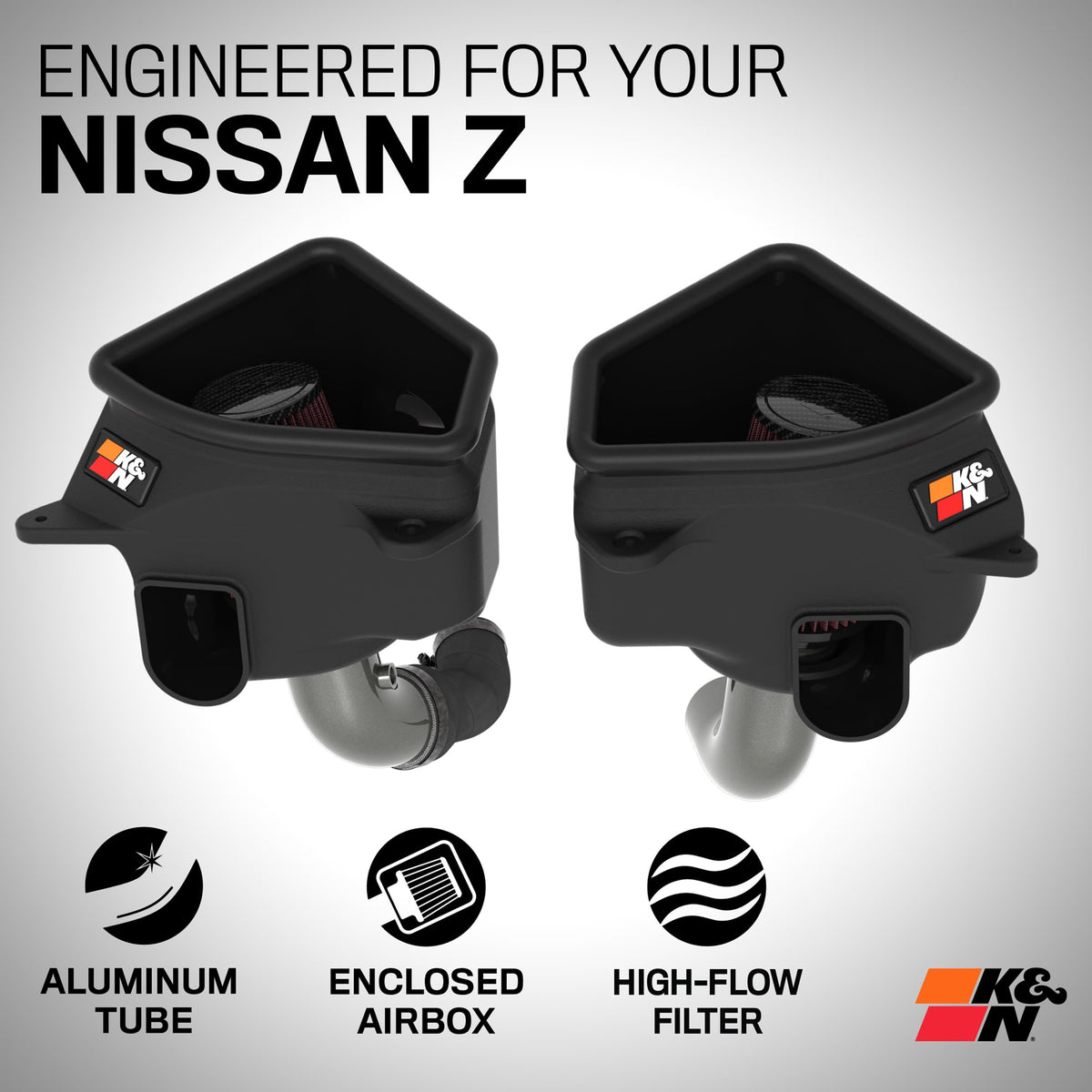 K&N 69-7086TC Cold Air Intake System: High-Flow Air Filter