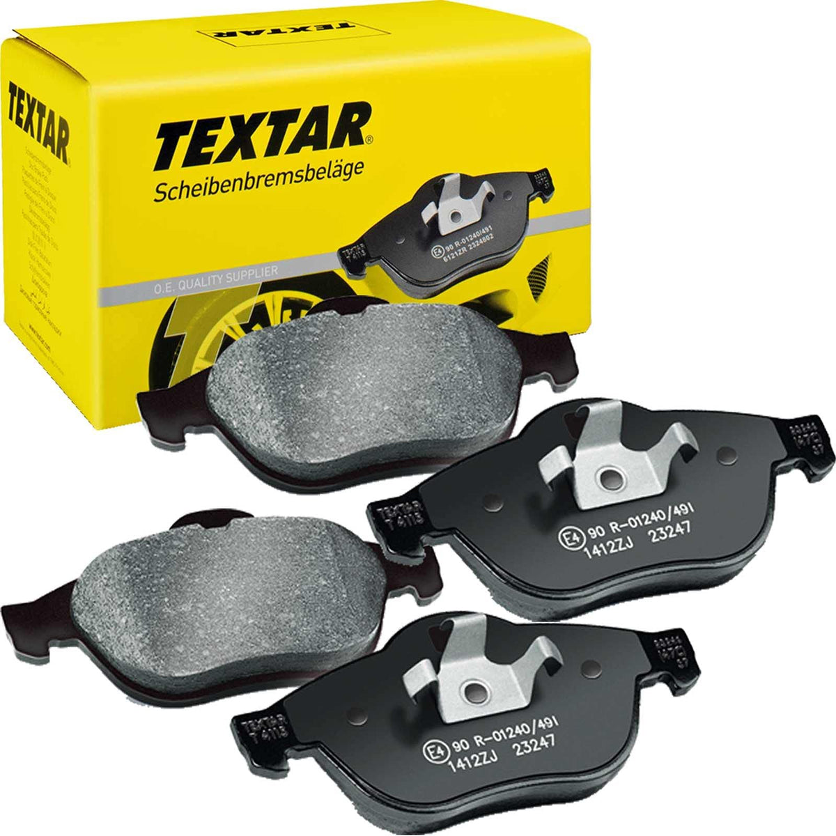 TEXTAR 2319303 Mercedes-Benz Mercedes-Benz FRONT BRAKE PAD W/SENSOR 23193 OEM Qty Germany OEM TEXTAR 23193-163