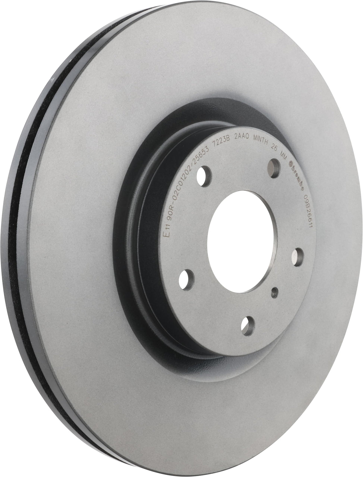 BREMBO 09B26611C02 Brembo 09.B266.11 UV Coated vented Front Brake Rotor INFINITI/NISSAN/NISSAN (DFAC) OE# 40206CA010
