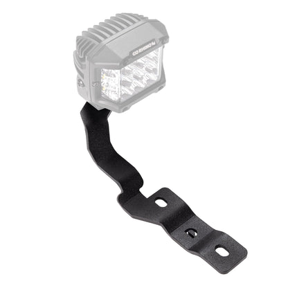 GO RHINO 732255T Go Rhino! XE Hood Hinge Cube Light Mount | Mild Steel, Textured Black | 732255T | Fits 2015-2022 Chevrolet Colorado
