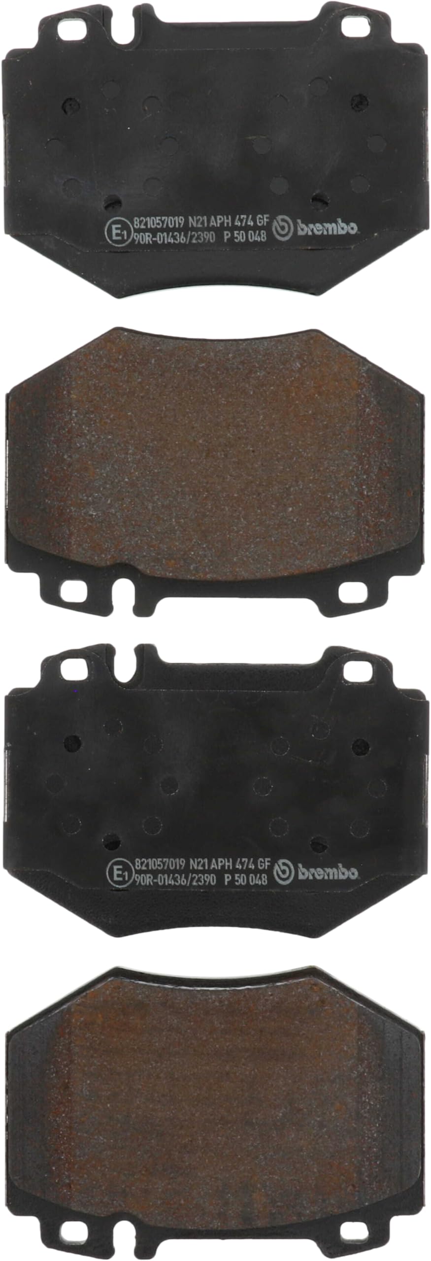 BREMBO P50048 Brembo P50048 Low-Met Front Disc Brake Pad Set MERCEDES-BENZ OE# A0034203320
