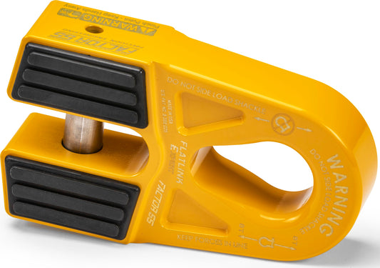 FACTOR 55 00080-03 Factor 55 Flatlink E Closed Winch System, Compatible with All Roller Fairlead License Plate Brackets - Yellow