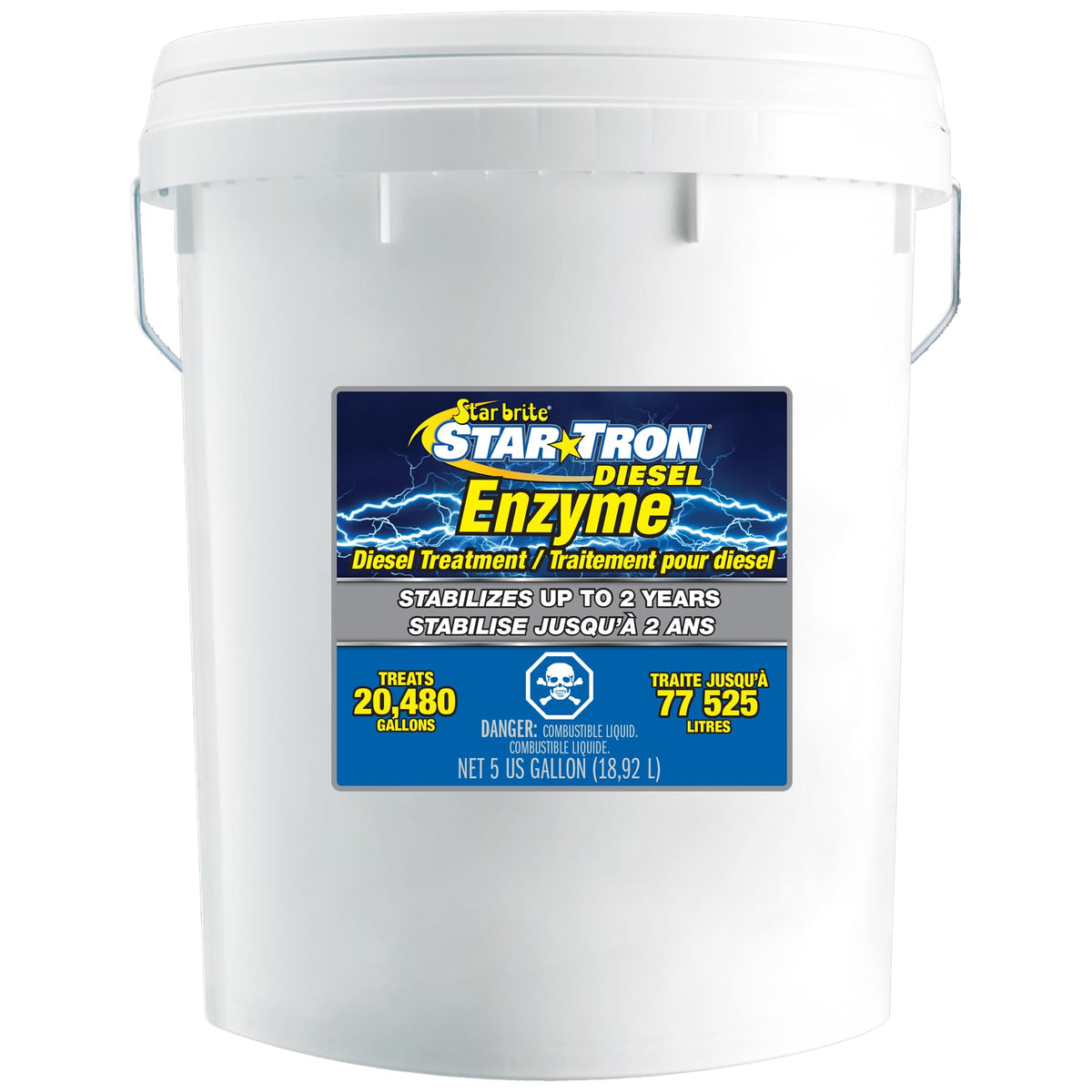 STAR BRITE 093105 Star Tron Enzyme Fuel Treatment for Diesel Engines - 5-Gallon Bucket, Model Number 93105