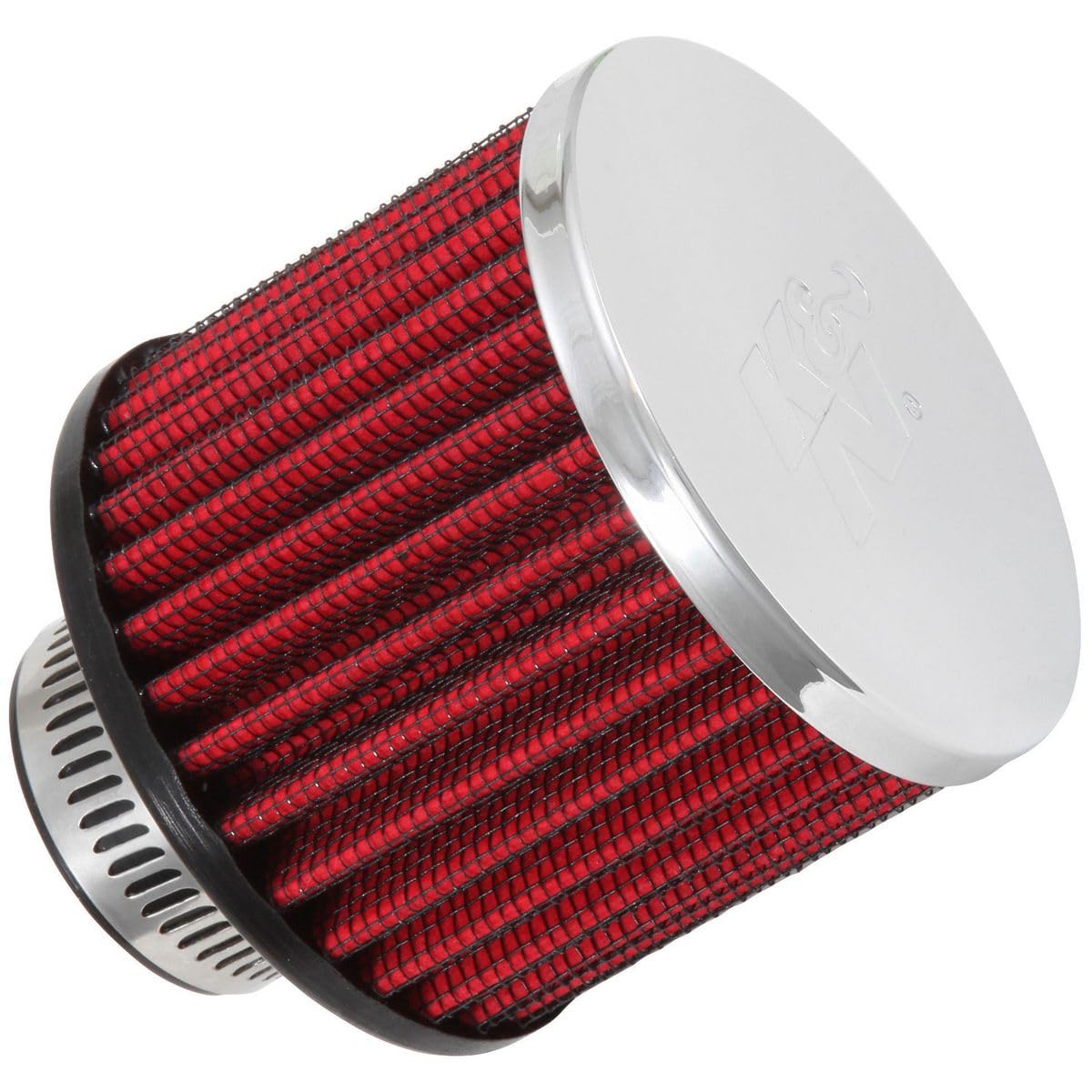 K&N FILTER 62-1390 K&N Vent Air Filter/Breather: High Performance, Premium, Washable, Replacement Engine Filter: Flange Diameter: 1.25 in, Filter Height: 2.5 in, Flange Length: 0.875 in, Shape: Breather, 62-1390