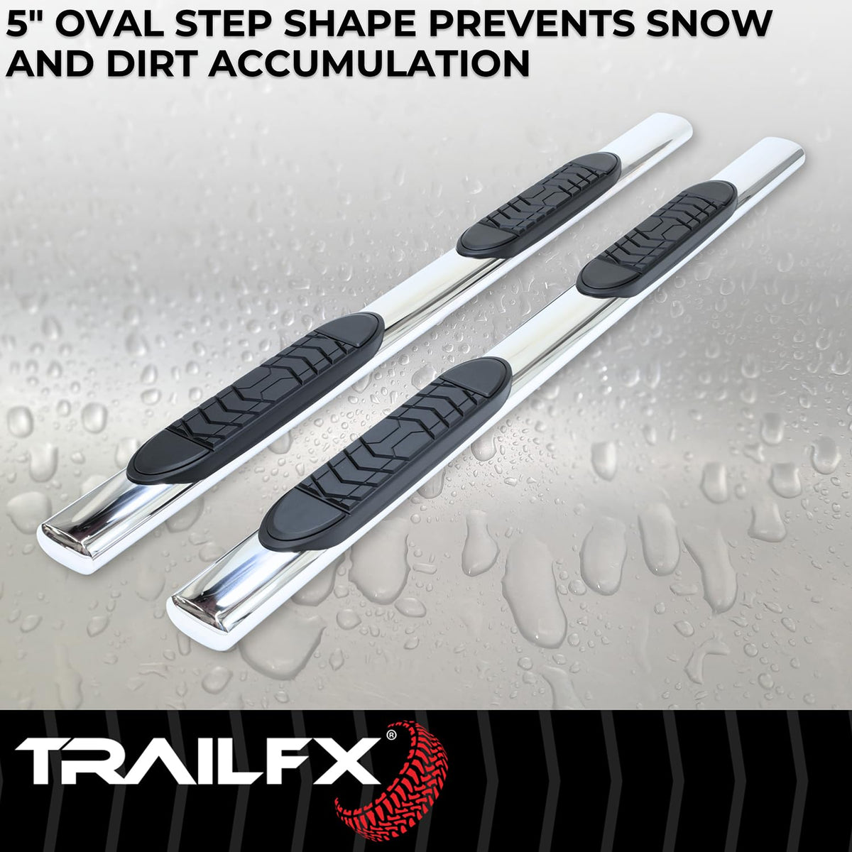TRAILFX A7084S Trailfx Trail FX 5" Oval Strt Ram 1500 PSS 19