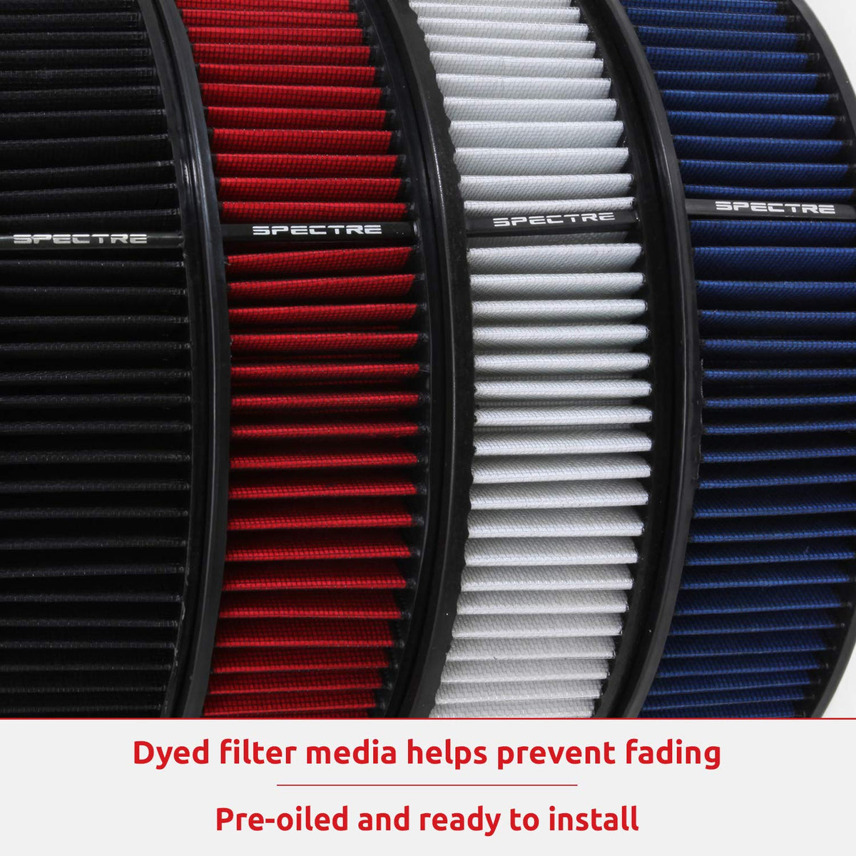 SPECTRE 3992 Spectre Performance 3992 Red 9mm Breather Filter