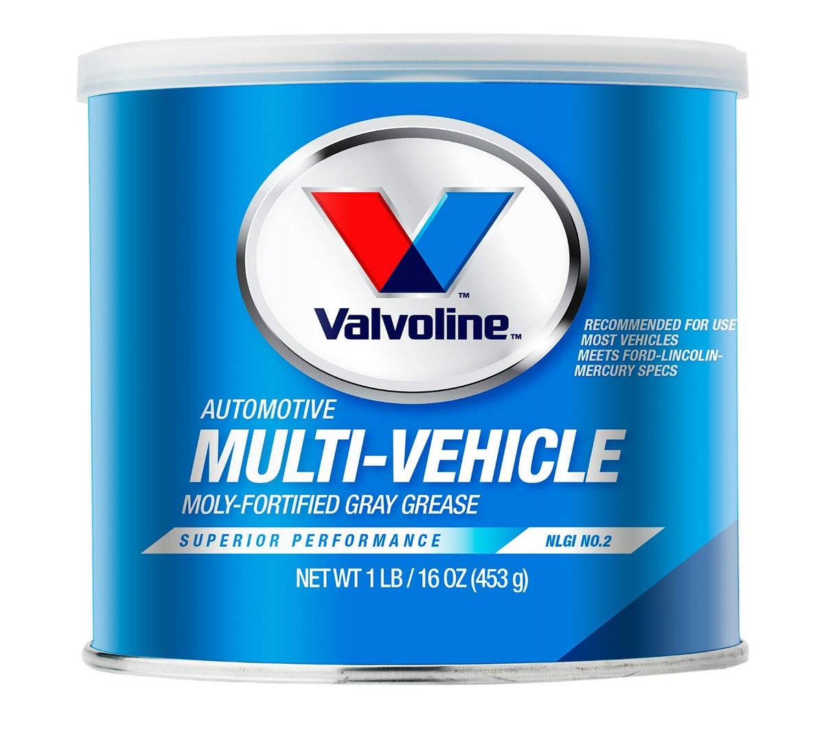 VALVOLINE VV632 Valvoline Multi-Vehicle Moly-Fortified Gray Grease 1 LB