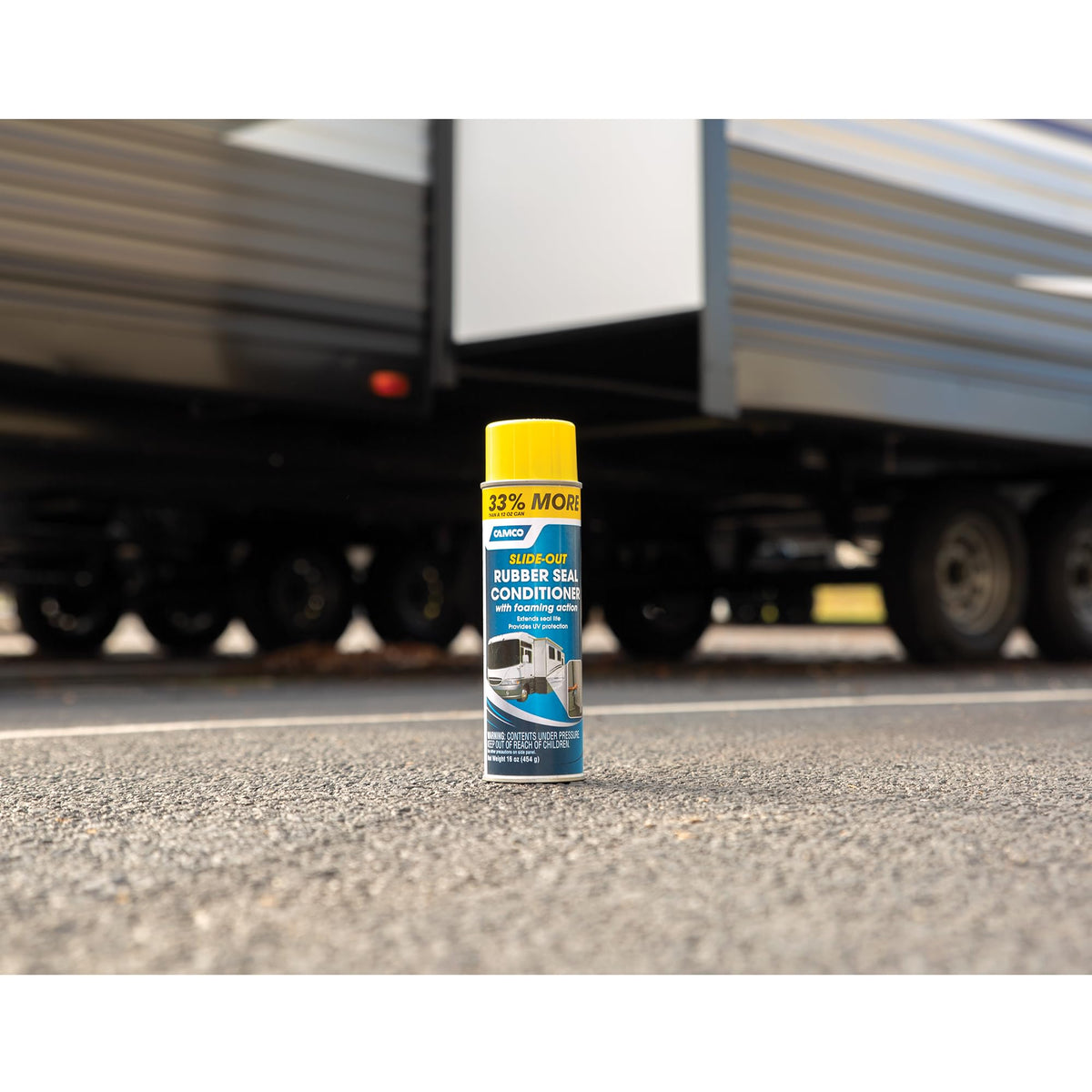 CAMCO 41135 Camco RV Slide-Out Rubber Seal Conditioner with Foaming Action; Extends Seal Life and Provides UV Protection (41135)