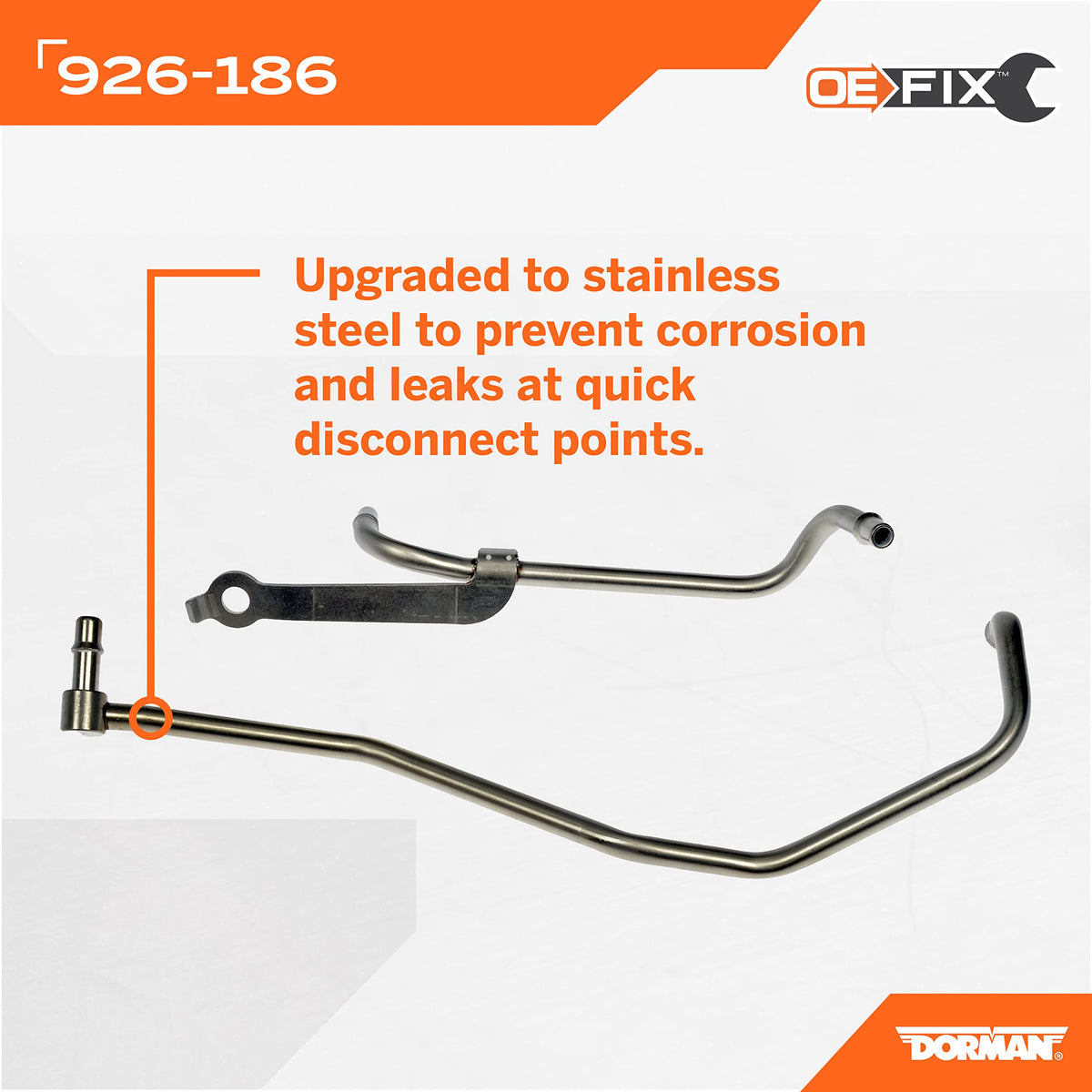 DORMAN 926-186 Dorman 926-186 Passenger Side Turbo Coolant Line Kit Compatible with Select Ford/Lincoln Models (OE FIX)