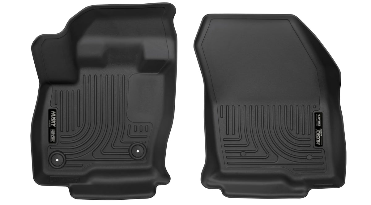 Husky Liners 52171 Husky Liners X-act Contour Floor Mats – Fits 2015-2024 Ford Edge; 2016-2018 Lincoln MKX; 2019-2023 Lincoln Nautilus – Front Row, 2-pc Black - 52171