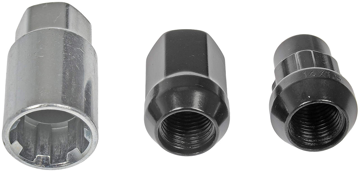 Dorman 713-675A Black Acorn Wheel Nut Lock Set