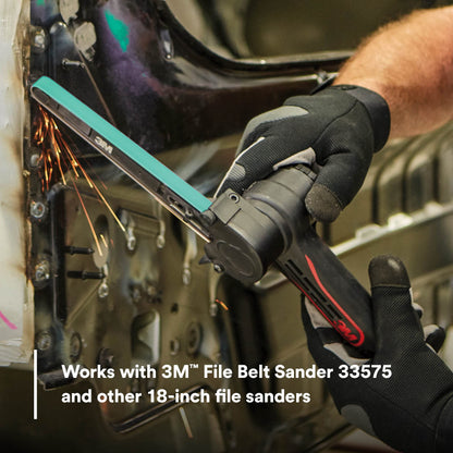 3M 36516 3M Green Corps Abrasive File Belt, 36516, 40 Grit, 1/2 in x 18 in