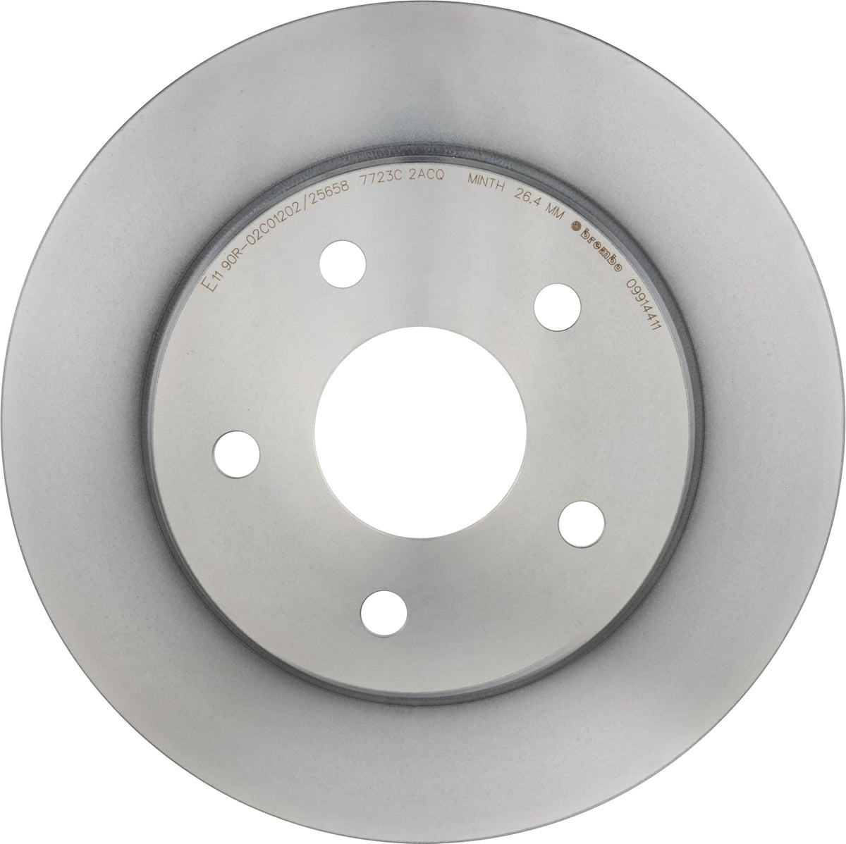 BREMBO 09914411C02 Brembo 09.9144.11 UV Coated vented Front Brake Rotor CHRYSLER/RAM OE# 52010080AB