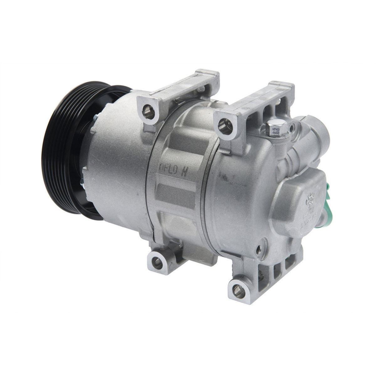 MANDO 10A1087 Mando 10A1087 AC Compressor with Clutch Original Equipment (Pre-filled Oil)