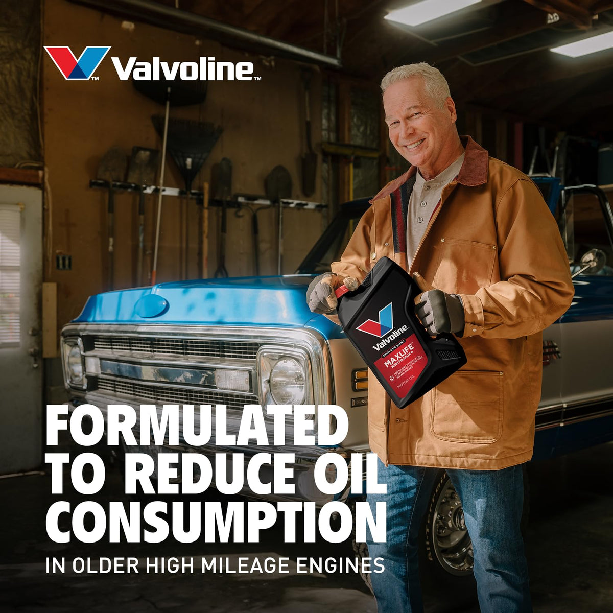 VALVOLINE 891664 Valvoline High Mileage 150K with MaxLife Plus Technology 5W-30 Motor Oil 1 Quart
