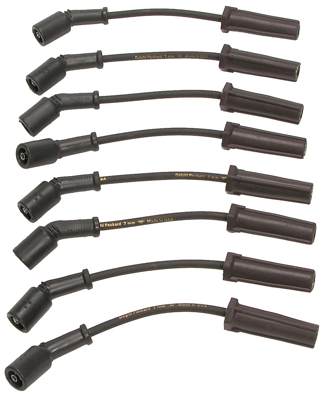 Delphi XS10388 Spark Plug Wire Set , black