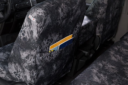 COVERCRAFT SS3473PRBO COVERCRAFT SeatSaver Front Row Prym1 Blackout Camo Blackout Camo SS3473PRBO