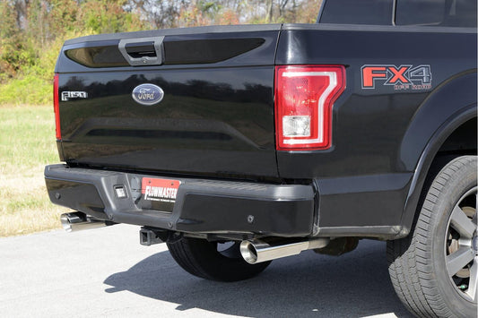 FLOWMASTER 818147 Flowmaster 818147 Force II Cat-Back Exhaust System Stainless Dual Exit Polished Tips