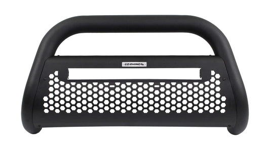 GO RHINO 55523T Go Rhino RC2 Bull Bar w/ 20" Single Row Light Mount Hole & Mounting Brackets – Mild Steel, Textured Black – 55523T – Fits 2005-2015 Toyota Tacoma Excludes TRD & Toyota Safety Sense Models
