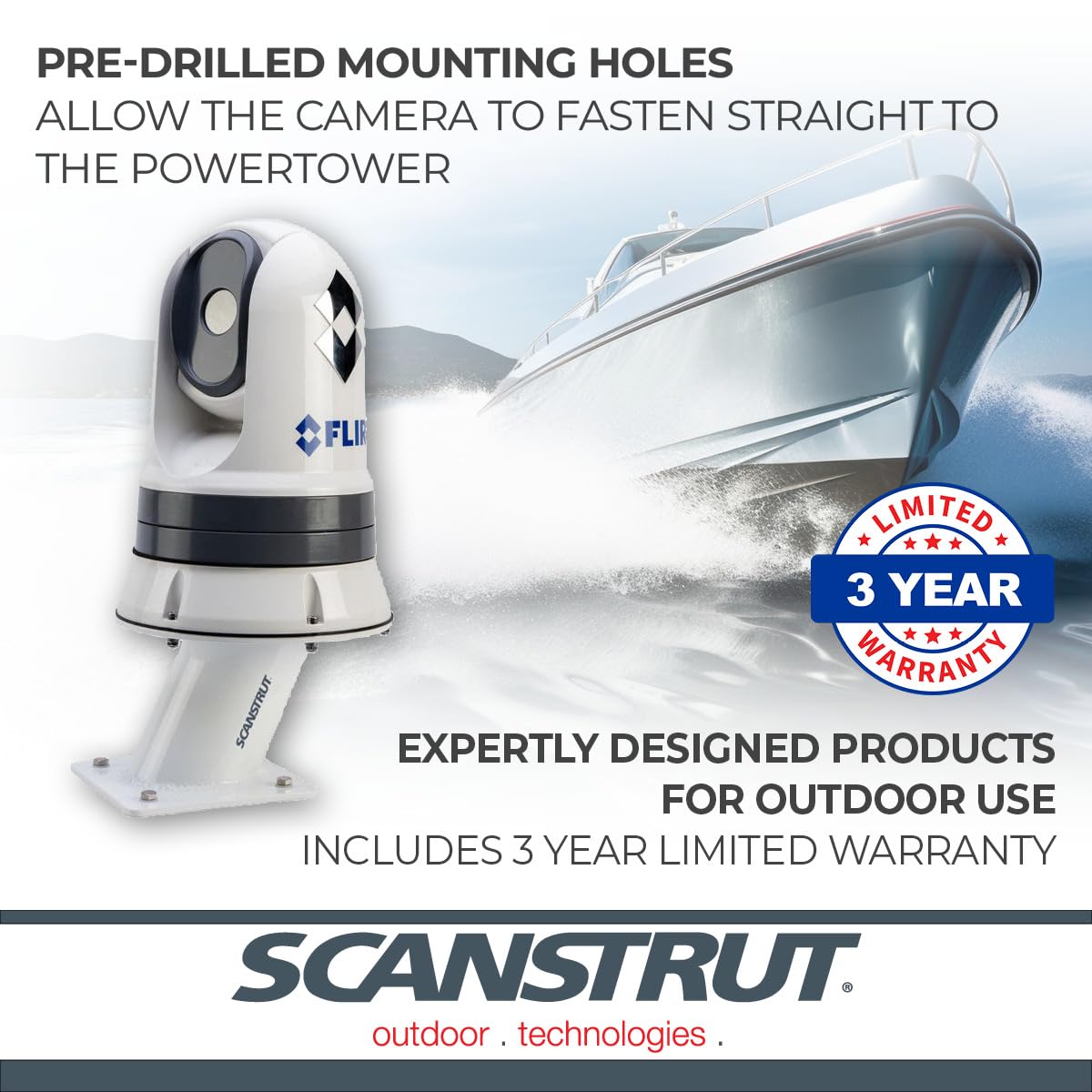 SCANSTRUT CAM-PT-150-03 Scanstrut CAM-PT-150-03 CAM-PT-150-03 CAMERA POWERTOWER 150