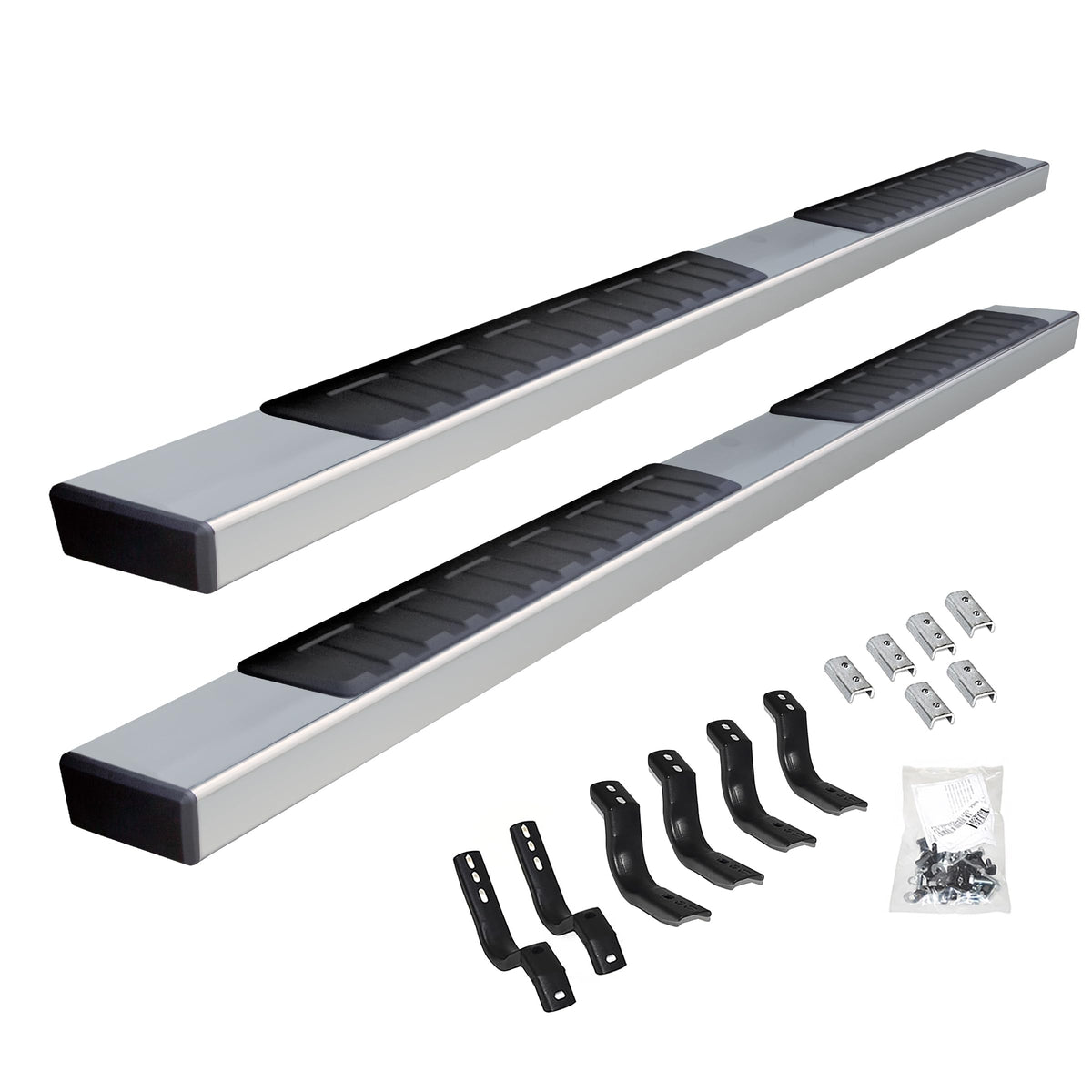 GO RHINO 6862443587PS Go Rhino 6" OE Xtreme II Sidesteps & Brackets | Stainless Steel, Polished | 6862443587PS | Fits 2022-2024 Toyota Tundra Crew Max Pickup