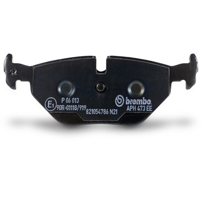 BREMBO P06013 Brembo P06013 Low-Met Rear Disc Brake Pad Set BMW/WIESMANN OE# 34216761238