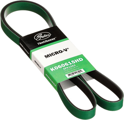Gates K060615HD FleetRunner Micro-V Serpentine Drive Belt