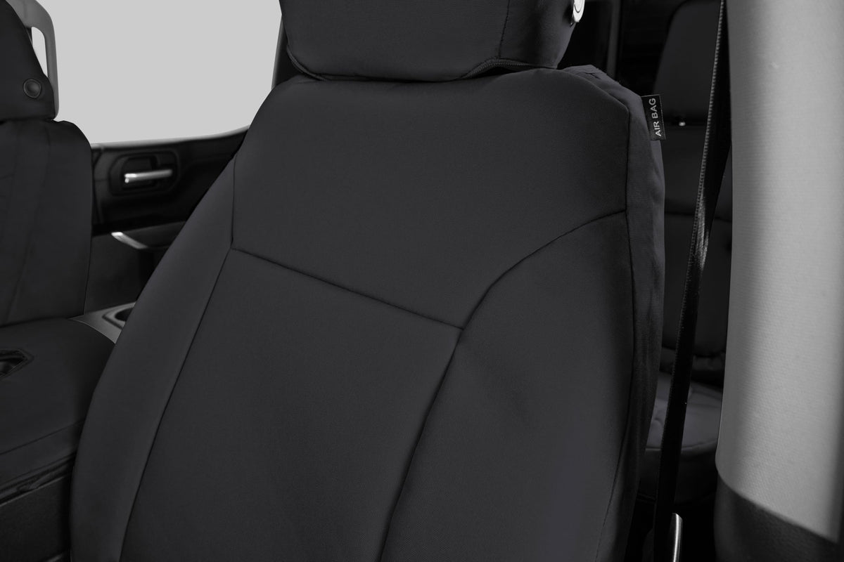 COVERCRAFT GTC4136ABENBK Precision Fit Endura Front Row Seat Covers Black/Black GTC4136ABENBK