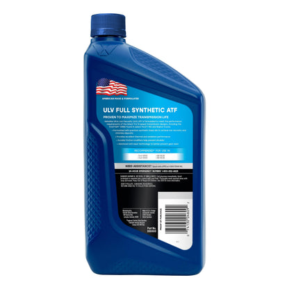 VALVOLINE 888460 Valvoline 888460 VAL ULV TRANSMISSION FLUID 6/1 QT