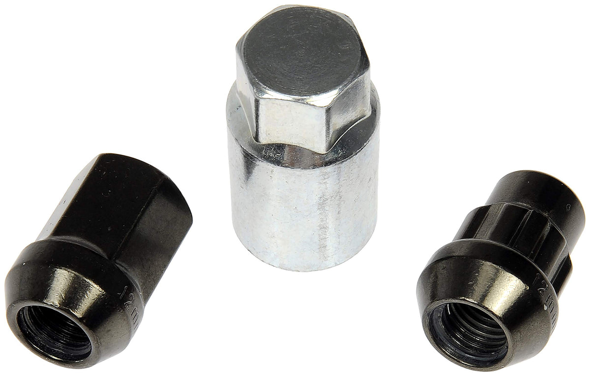 Dorman 713-675Z Hyper Black Acorn Wheel Nut Lock Set