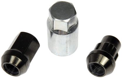 Dorman 713-675Z Hyper Black Acorn Wheel Nut Lock Set