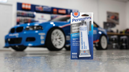 PERMATEX 80050 Permatex 80050 Clear RTV Silicone Adhesive Sealant, 3 oz