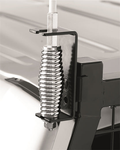 BACKRACK 41008 BACKRACK RealTruck Mining Whip Holder | Black, No Drill | 41008 | Universal w Frame's