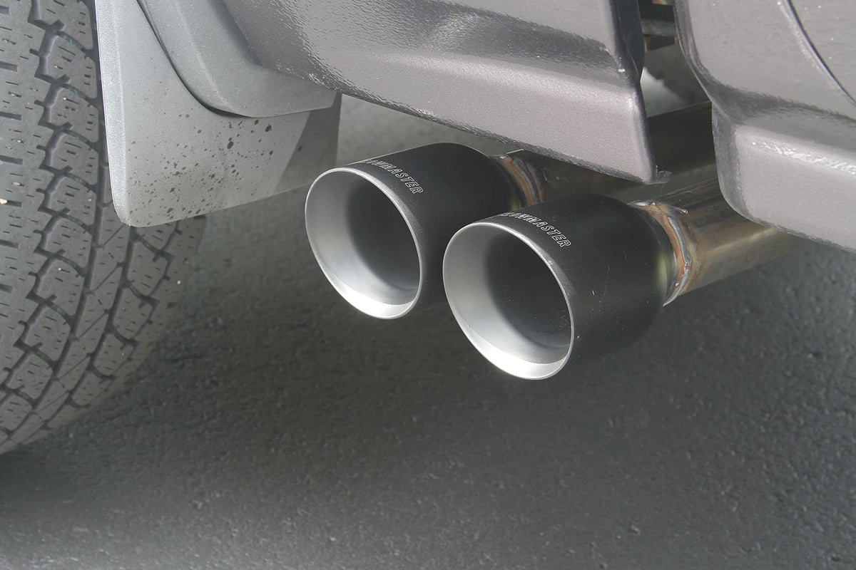 FLOWMASTER 717787 Flowmaster 717787 FlowFX Cat-Back Exhaust Kit Dual 2.5 Inch Stainless Steel 4 Inch Black Ceramic Tips Compatible with 2014-2019 Classic Body Chevy Silverado GMC Sierra 1500 Crew Double Cab 4.3L 5.3L