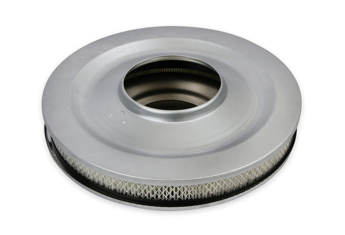 MR GASKET 1480 Mr. Gasket 1480 Air Cleaner - 14 Inch Diameter x 2-1/4 Inch Tall - Chrome