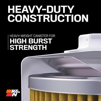 K&N FILTER HP-1007 K&N Oil Filter: 20,000 Mile Engine Protection with Wrench Off Nut, HP-1007