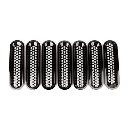 RUGGED RIDGE 11306.31 Rugged Ridge | Grille Insert Kit, Perforated, Black | 11306.31 | Fits 2007-2018 Jeep Wrangler JK