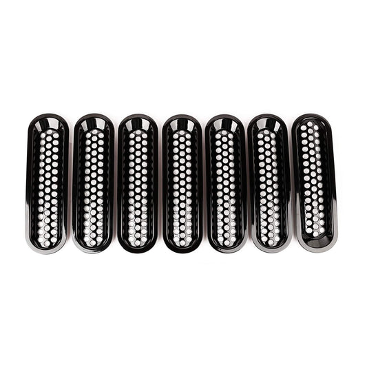 RUGGED RIDGE 11306.31 Rugged Ridge | Grille Insert Kit, Perforated, Black | 11306.31 | Fits 2007-2018 Jeep Wrangler JK