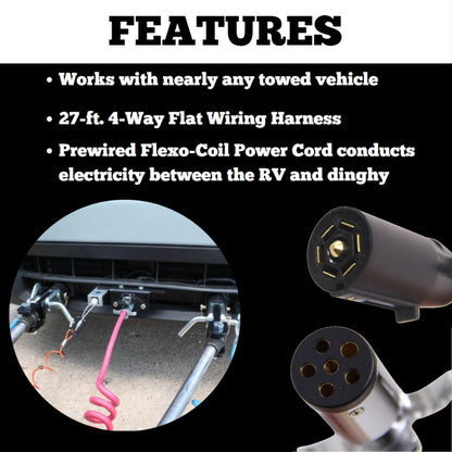 ROADMASTER 15267 Roadmaster 15267 All in One Towed Vehicle Wiring Kit with 7-to-6 Wire Power Cord | Excludes Vehicles with Variable Voltage | Crafted from Fine Materials | Easy Installation