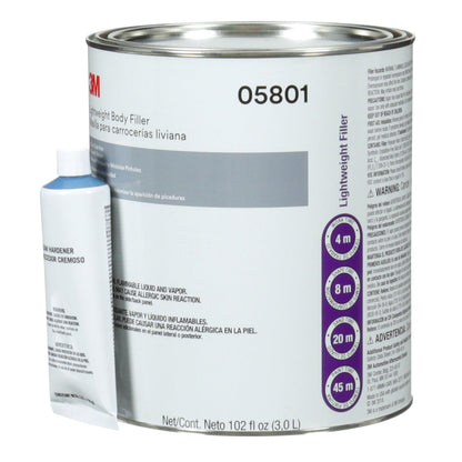 3M 05801 3M Lightweight Body Filler, 05801, 1 Gallon