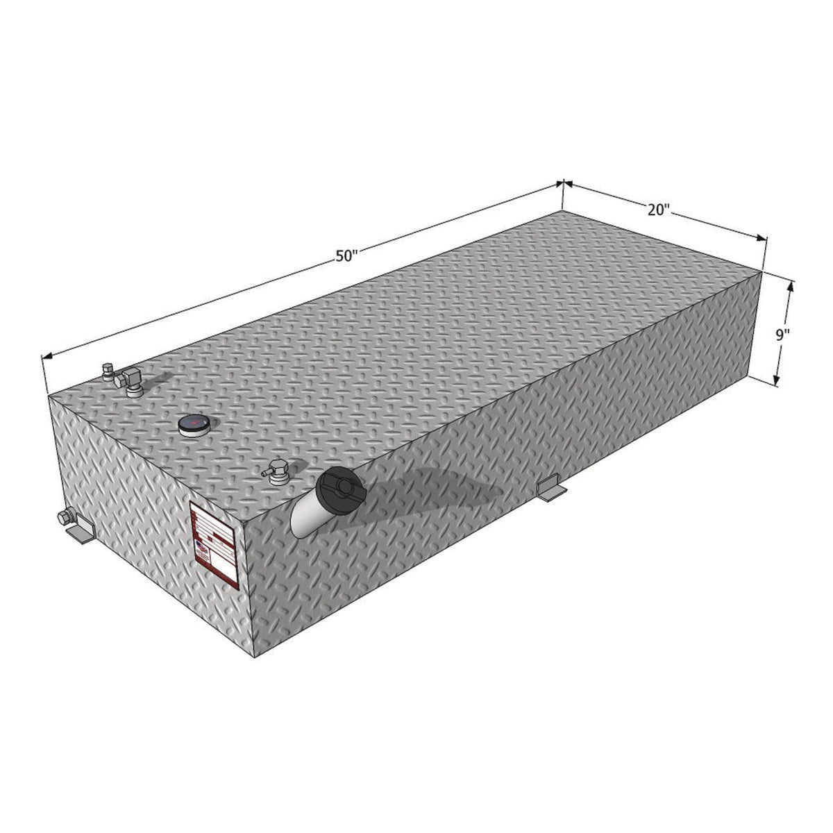 RDS MFG INC 71804 RDS MFG INC Auxiliary Fuel Tank 37Gal - 71804
