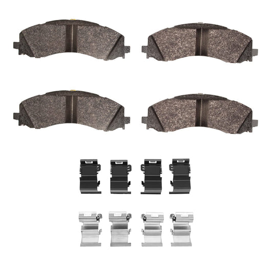 Dynamic Friction 1400-2223-01 DFC Front Ultimate Duty Performance Brake Pads