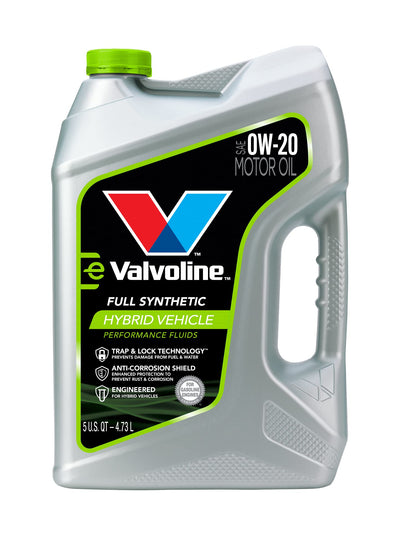 VALVOLINE 898664 Valvoline Hybrid Vehicle 0W-20 Full Synthetic Motor Oil 5 Quart